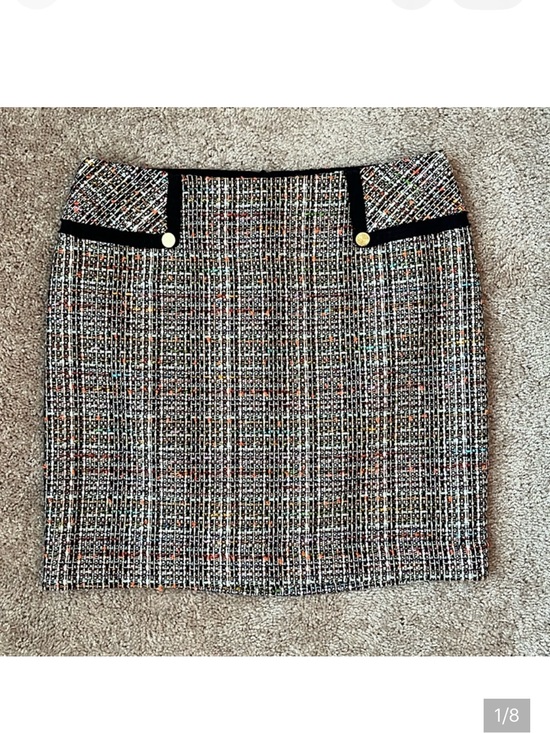 Trina Turk Dresses & Skirts - Trina Turk Tweed Multi Color Metallic Skirt